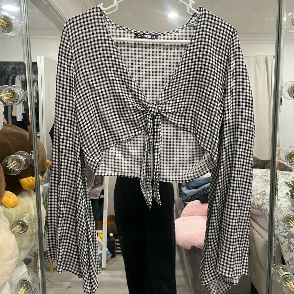 shein tie top
